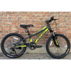 Детский велосипед AXIS SPEED 20 (2026) Black/Neon Yellow
