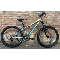 Подростковый велосипед AXIS SPEED 24 (2026) Grey/Yellow