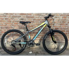 Подростковый велосипед AXIS SPEED 24 (2026) Grey/Yellow