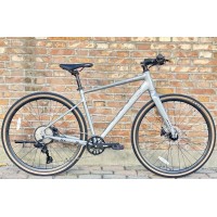 Городской велосипед AXIS 700 RIGID 9 SPEED MATT SILVER GREY