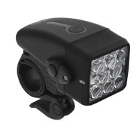 Фара head light, black,  22.0 - 31.8 mm,  silver