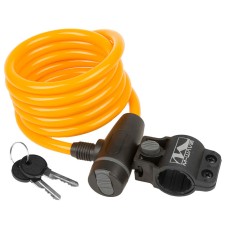 Замок M-Wave autom.-spiralcablelock 1800 x 10 mm, orange