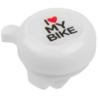 Звонок M-Wave I LOVE MY BIKE plastic lower part with 2 screws