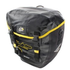 Сумка M-Wave TOUR DE FRANCE, with cover, black, with MTS fastening system, 2x20 liter