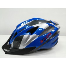 Шлем BICICLETTA helmet M: 54-58, blue/white/silver