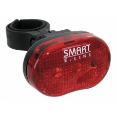Фара задняя  SMART flashlight, red, 3 functions 3 LED