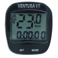 Велокомпьютер провод VENTURA-III, 6 functions черный