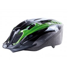 Шлем Ventura Mamba helmet for youth, size: M, 54-58 cm, green/black/white 