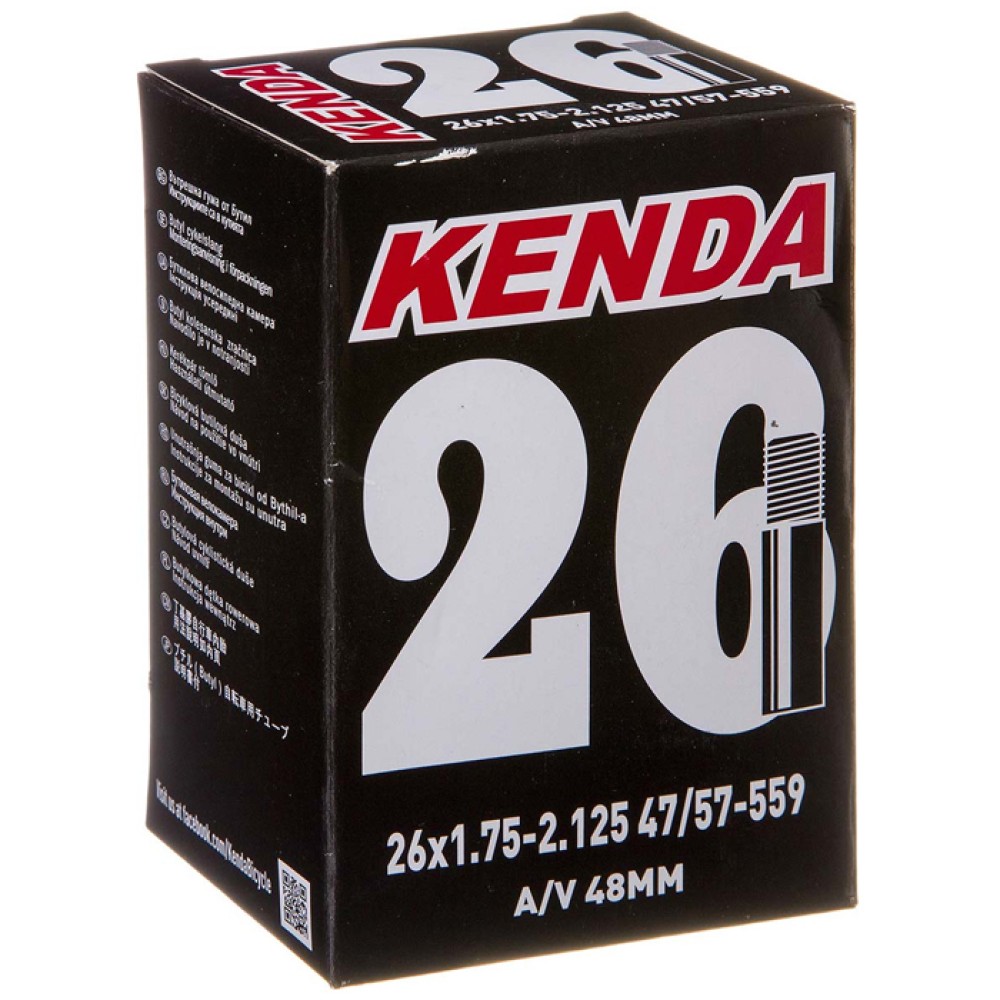 Велокамера Kenda A/V 48 mm 26x1.75-2.125, 47/57-559