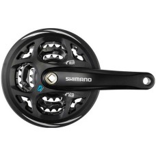 Shimano  система Shimano Altus, M311, 175мм, Кв, 42/32/22T, черн