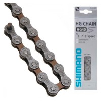 Цепь Shimano HG40,6/7/8ск,114зв., зам.UG51