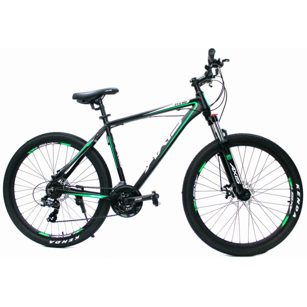 Горный велосипед AXIS 27.5 MD Black Green (2021)