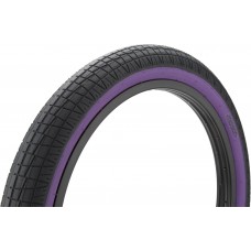 Покрышка Mission Fleet 20" BMX Tire 2.4" Black/Purple Wall)