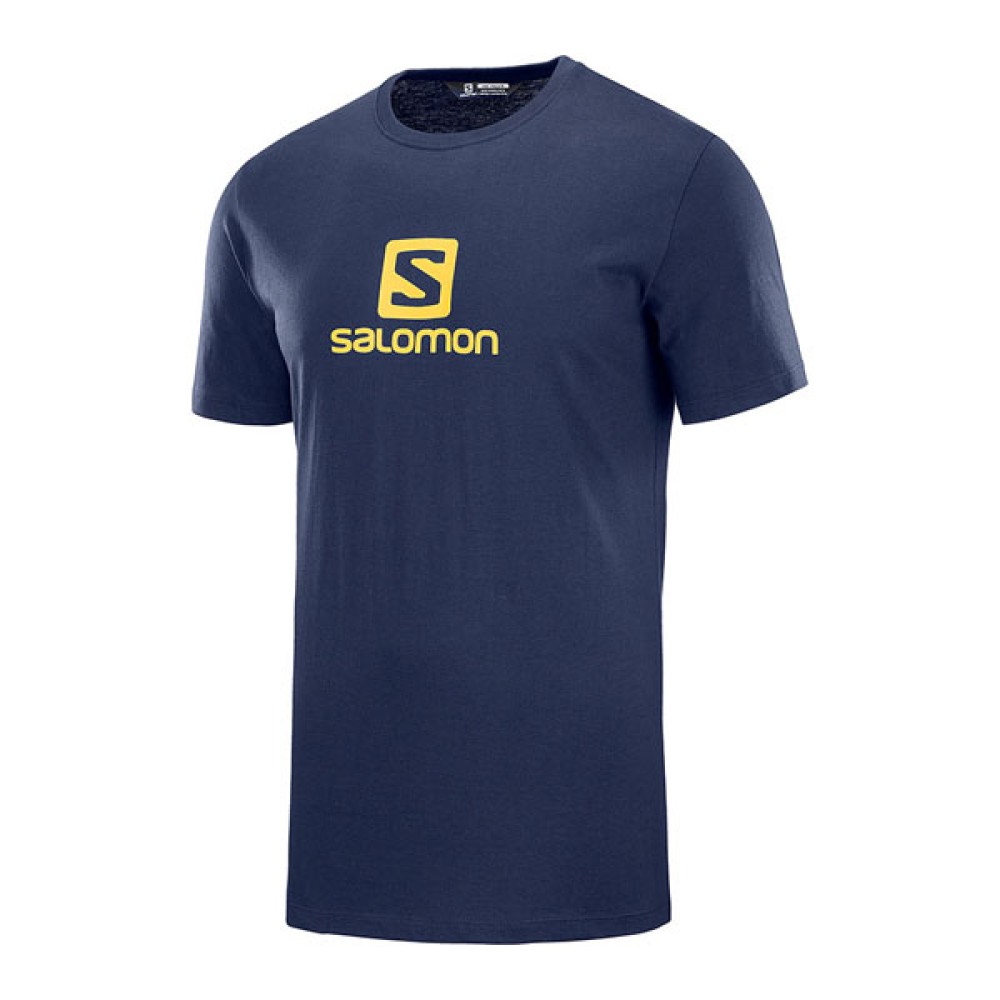 Salomon  футболка мужская Coton Logo Ss Tee