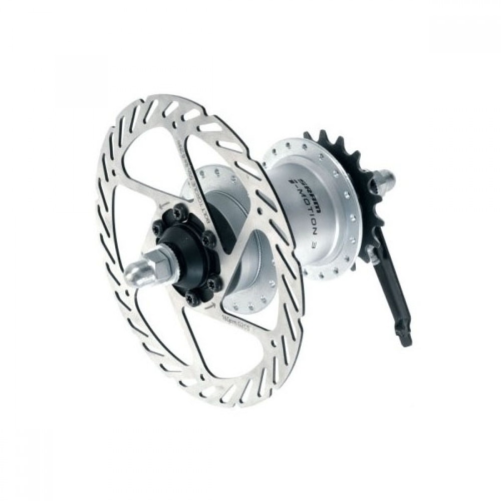 Задняя втулка Sram i-3 freewheel/disc brake 32H 135 OLD 178 axle silver