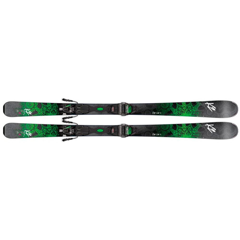 K2  лыжи горные One Luv 74 ER3 10 Compact Quikclik black-green
