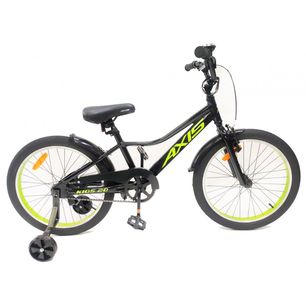 Детский велосипед AXIS KIDS 20 (2022) Black/Yellow