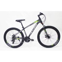 Велосипед для подростка AXIS 26 MD 21sp Рама15" Matte Black/Yellow