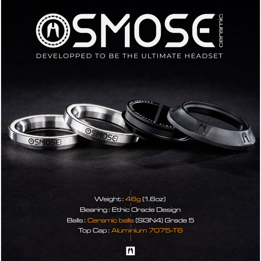 Рулевая Ethic Osmose Silicone Ceramic Headset Black