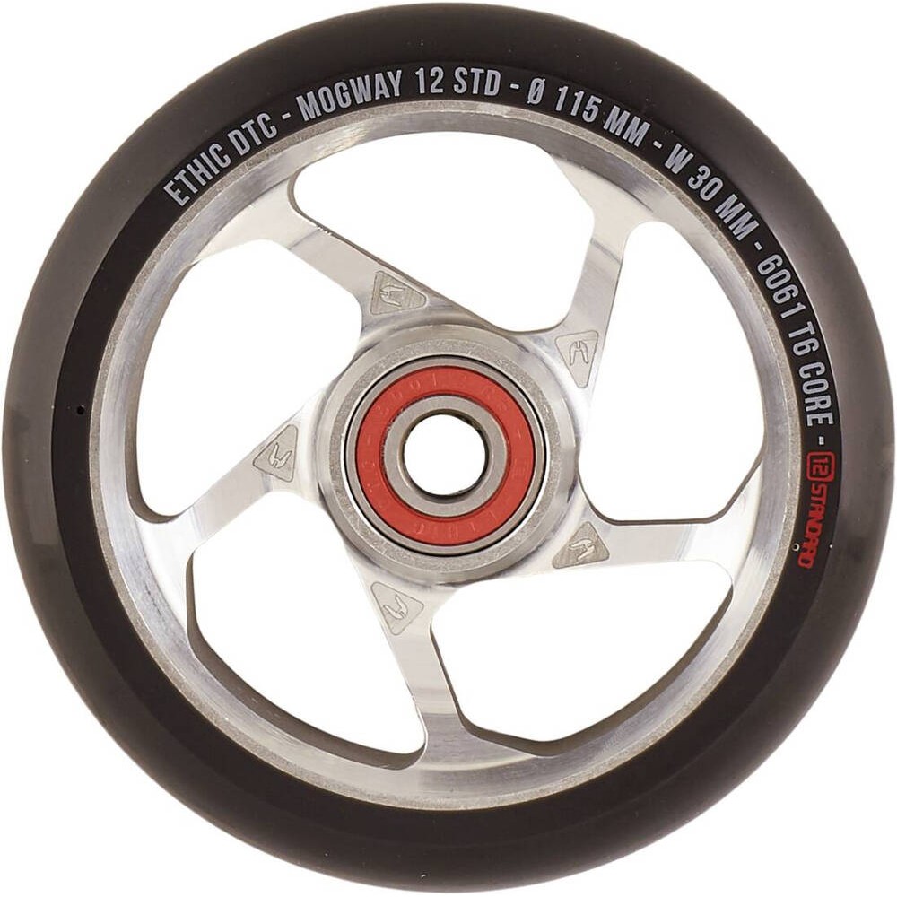  Колеса Ethic Mogway 12STD Pro Scooter Wheel (115mm - Black/Raw)