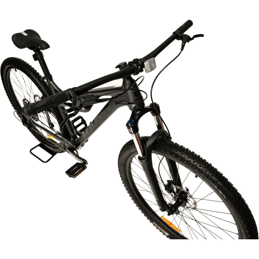 Горный велосипед HARO Double Peak 29 Trail Matte Metallic Black