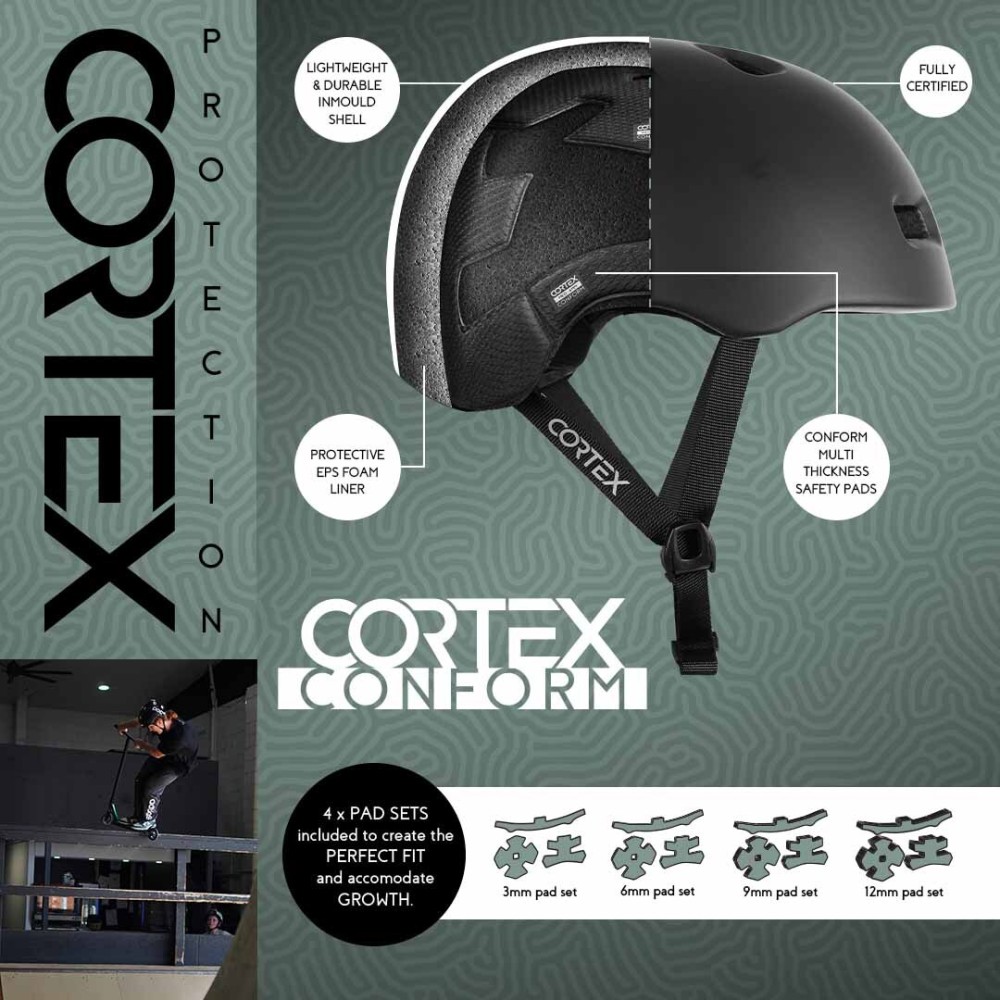 Шлем Cortex Conform Matte Black 58~64 СМ