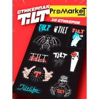 Стикерпак Наклейка Tilt Sticker Sheet черный