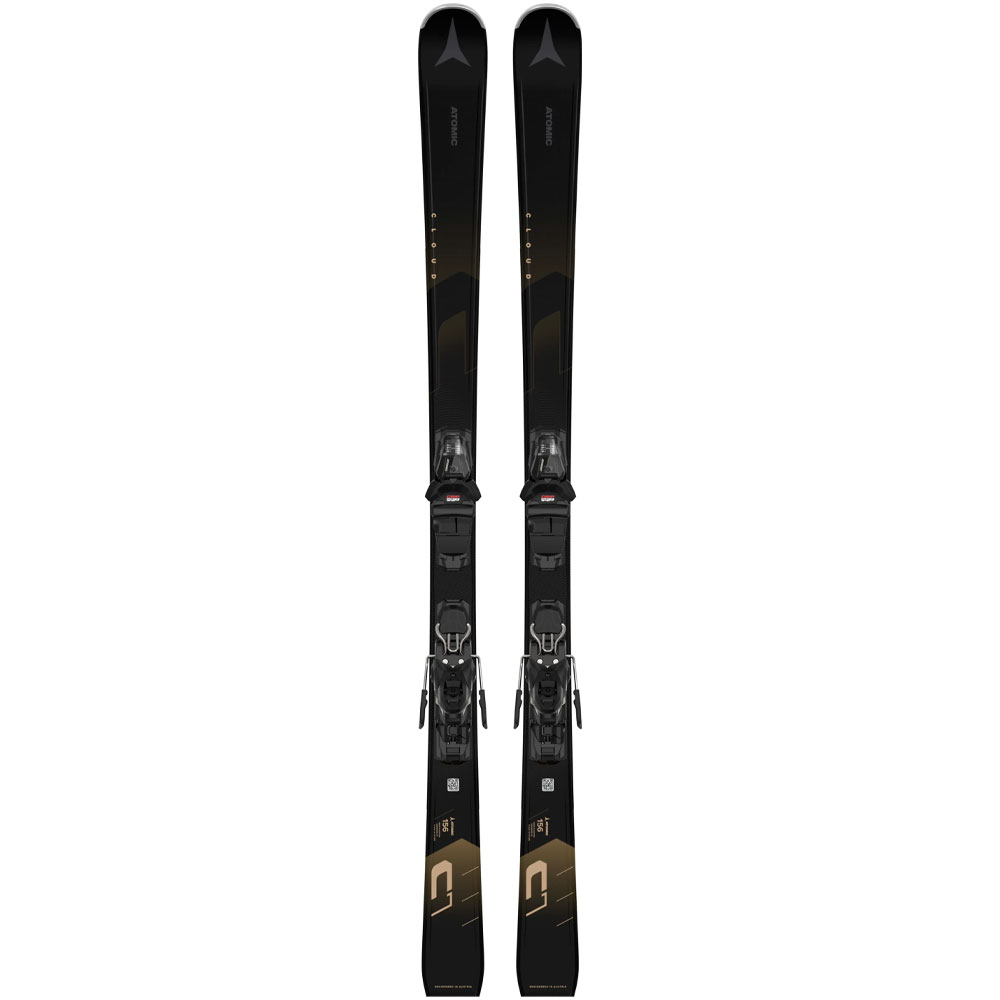 Лыжи горные Atomic Cloud C7 + M 10 GW black gold