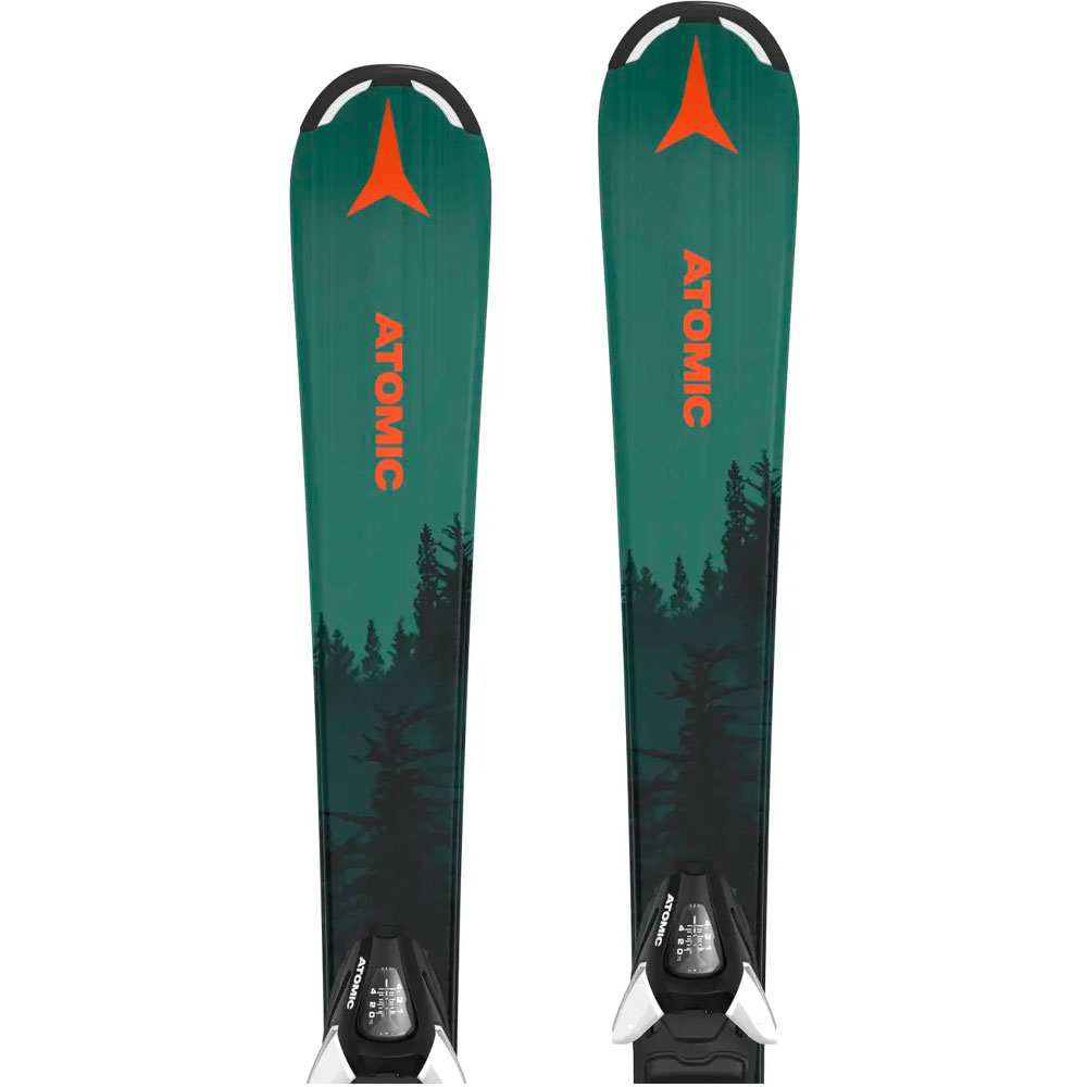 Лыжи горные детские Atomic L Maverick Jr 100-120 + L C 5 Gw Ca black-white