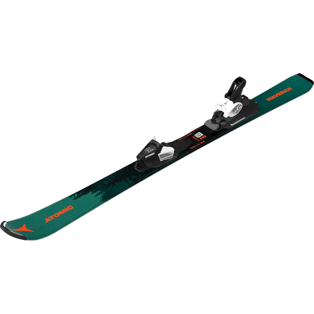 Лыжи горные детские Atomic L Maverick Jr 100-120 + L C 5 Gw Ca black-white