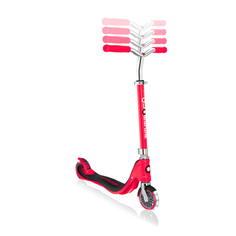 Самокат подростковый Globber Flow 125 Lights RED
