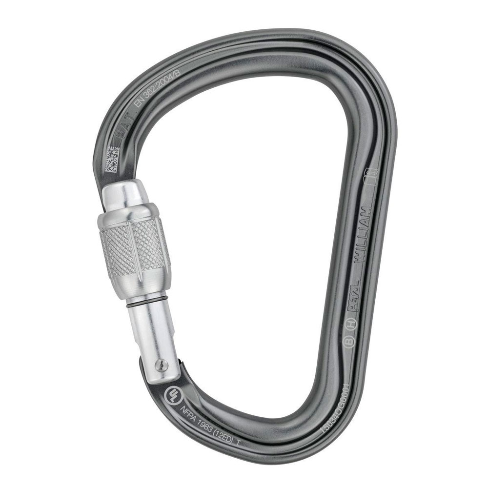 Купить  Карабин Petzl William Screw-Lock