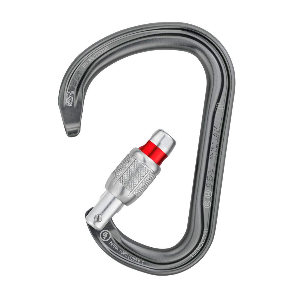 Купить  Карабин Petzl William Screw-Lock