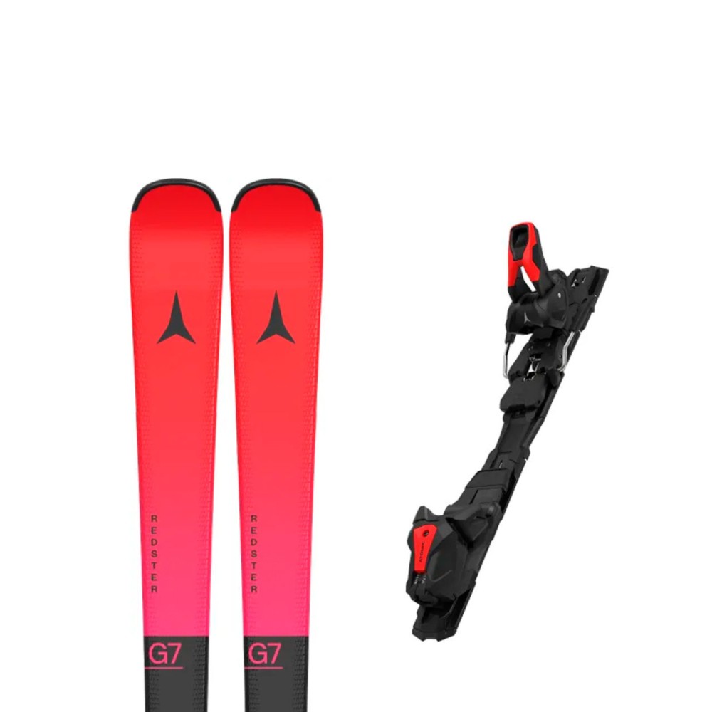 Лыжи горные Atomic E Redster G7 Pt + Mi 12 Gw black-red