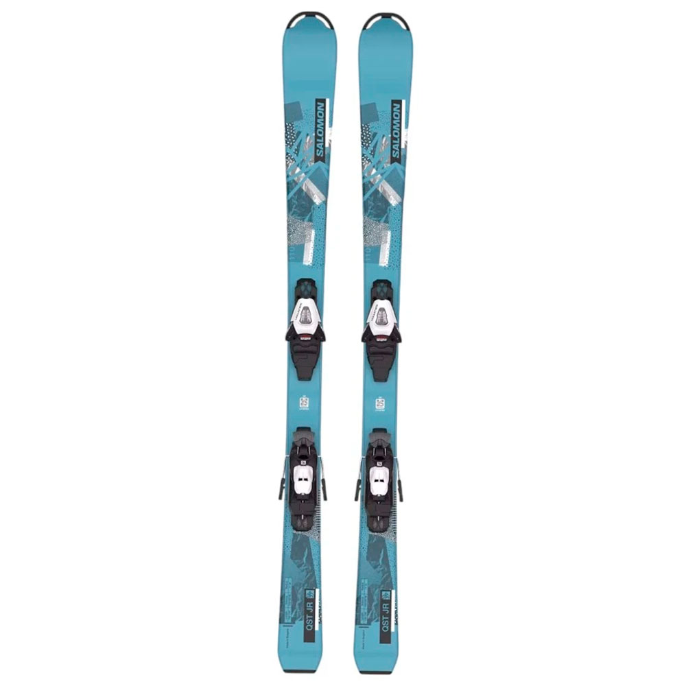 Лыжи горные Salomon L Qst Jr S Pn B3 + L C5 Gw black silver met J75