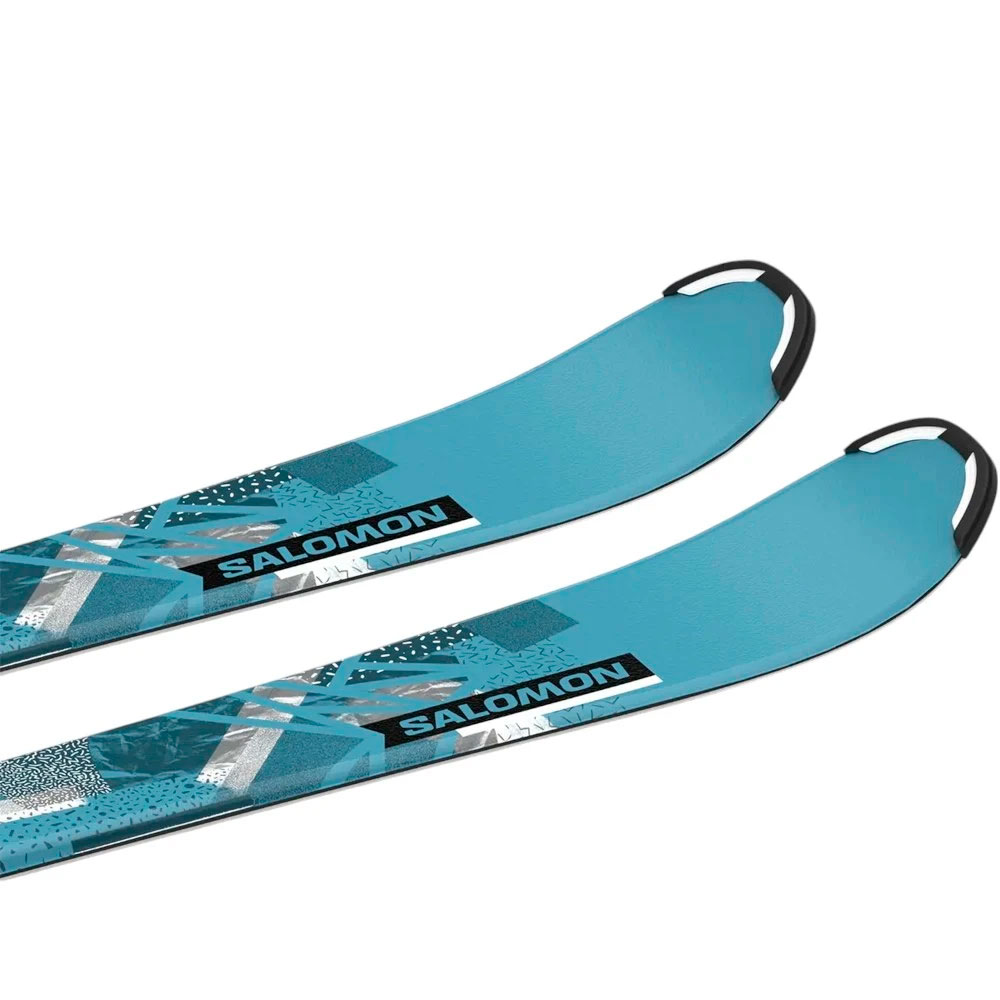 Лыжи горные Salomon L Qst Jr S Pn B3 + L C5 Gw black silver met J75