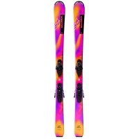 Купить  Детские горные лыжи Salomon L Lux Jr M + L L6 Gw black-silver met. J2 70 / C5 Gw black-silver met. J2 75