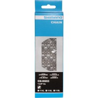 Цепь SHIMANO DEORE, HG53, 9 скоростей, 114 звеньев, ампульный пин