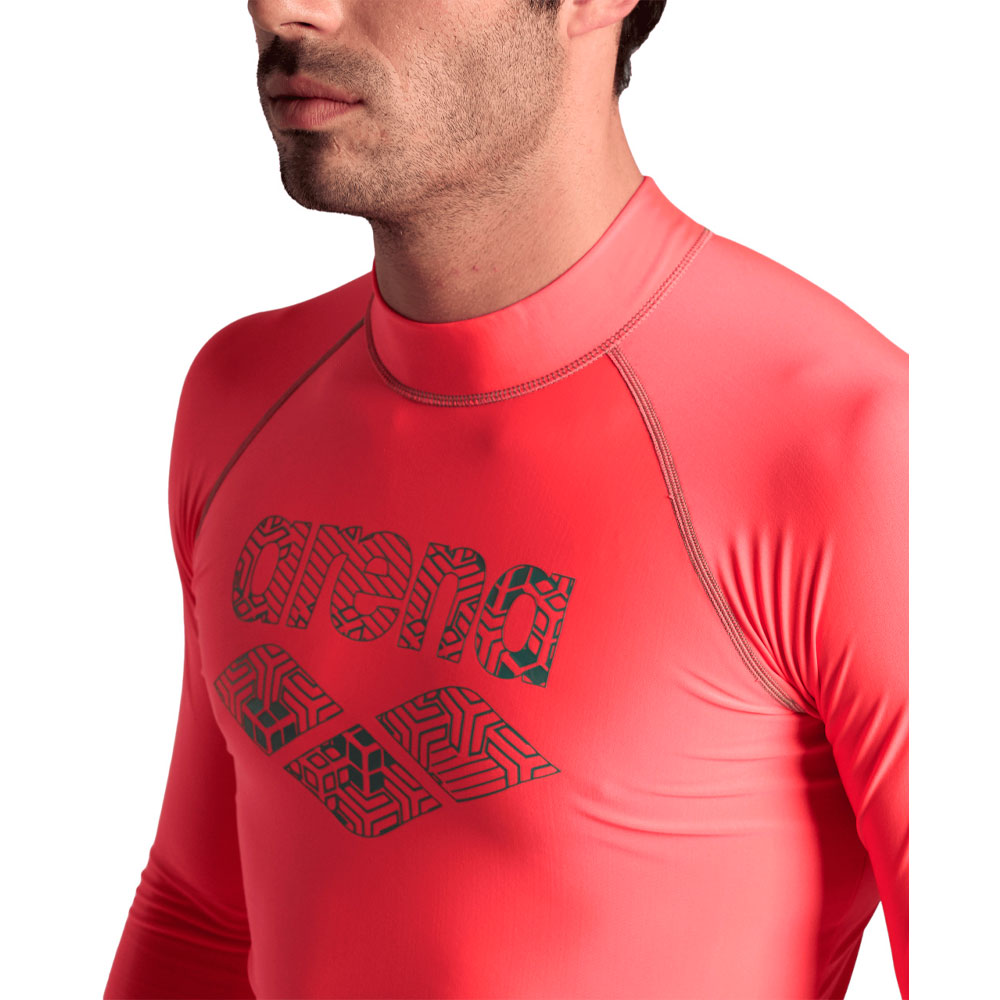 Футболка для плавания мужская Arena Long-Sleeve Rash Vest