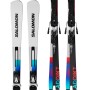 Лыжи горные Salomon E Addikt + E Mi12 Gw white-black F80