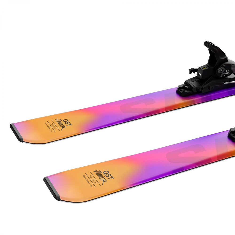 Купить  Лыжи горные Salomon Lux Jr S Rhd + C5 Gw black silver met J75