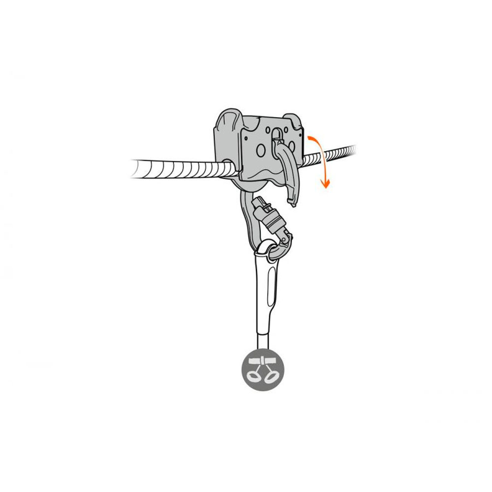 Купить  Ролик Petzl Trolley Trac Guide LT