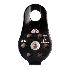 Купить  Блок-ролик Вертикаль с фиксированными щечками с подшипником, ролик нержавейка