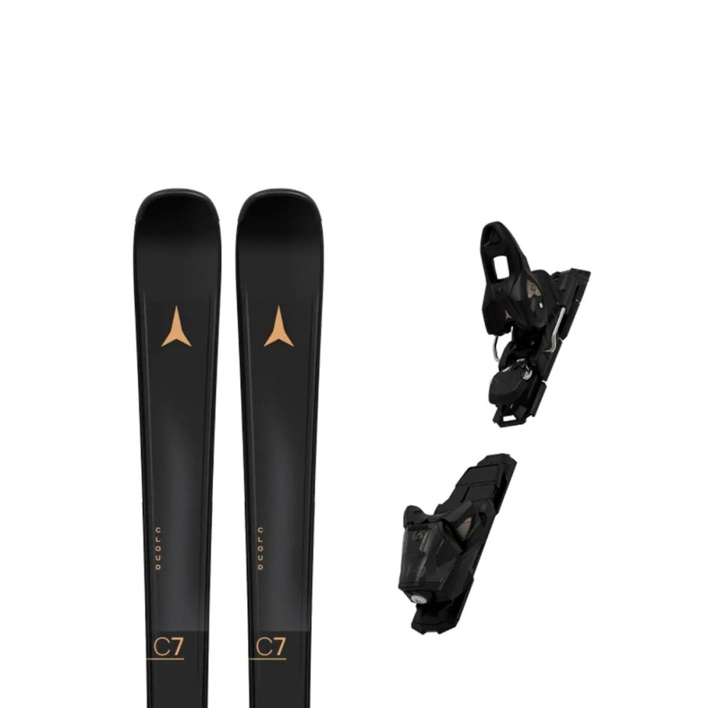 Женские горные лыжи Atomic E Cloud C7 + M 10 Gw black-light sand