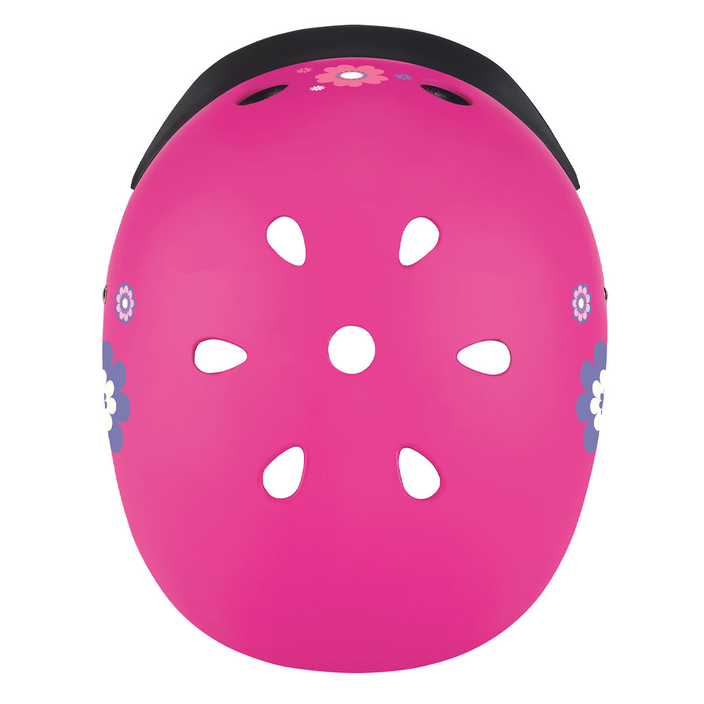 Шлем детский Globber Elite Lights Pink (48-53)