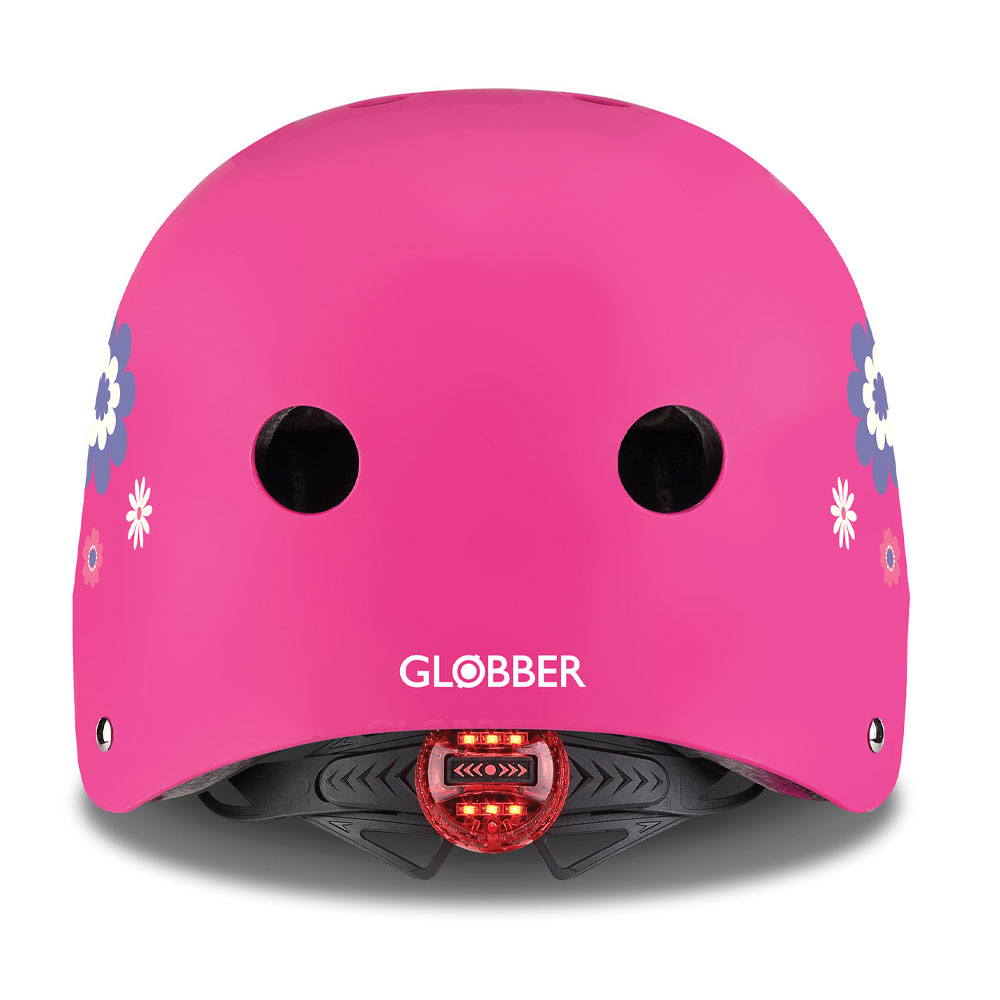 Шлем детский Globber Elite Lights Pink (48-53)