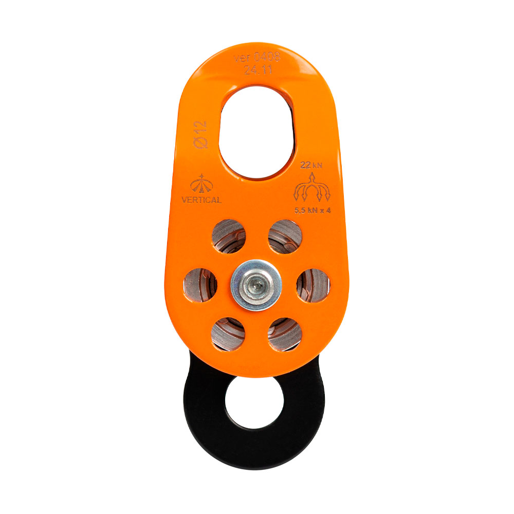 Купить  Блок-ролик Вертикаль 2-й алюминиевый с подшипником