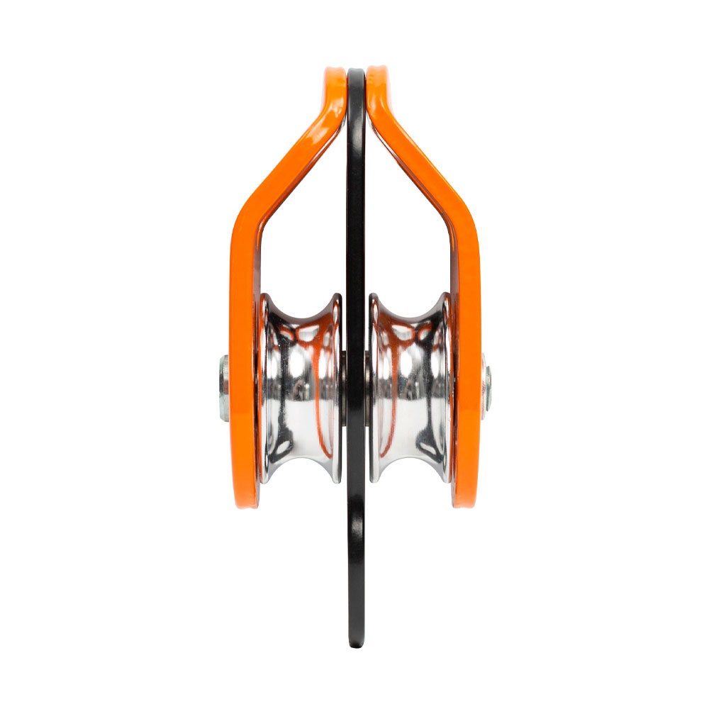 Купить  Блок-ролик Вертикаль 2-й алюминиевый с подшипником