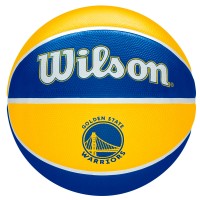 Wilson мяч баскетбольный NBA Team Tribute GS Warriors (7, blue yellow)