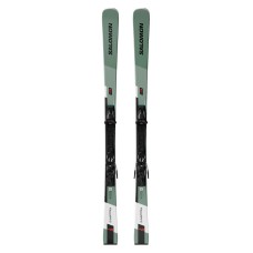 Купить Salomon лыжи горные E S/Max 8 + E M11 Gw Oi G black black L80 Купить Salomon лыжи горные E S/Max 8 + E M11 Gw Oi G black black L80